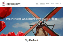 Tablet Screenshot of hollandshoppe.co.nz